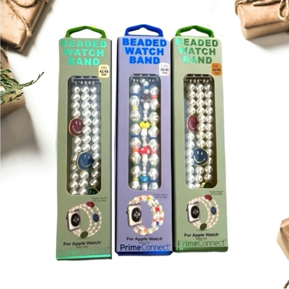 Beaded Bands for Apple Watch 3-PC
